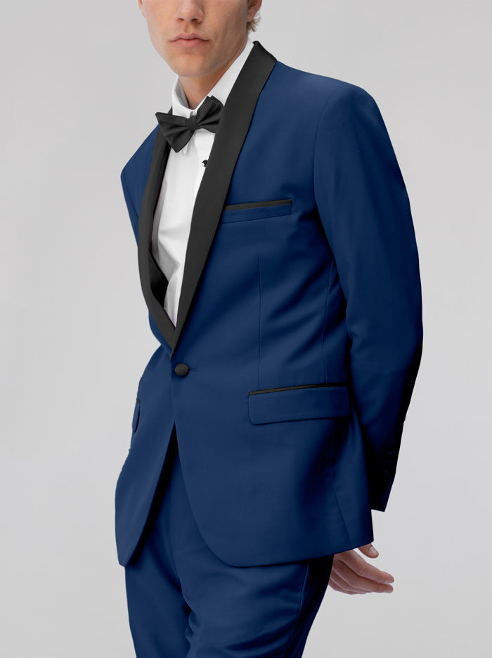 Royal Blue Tuxedo with Shawl Lapel