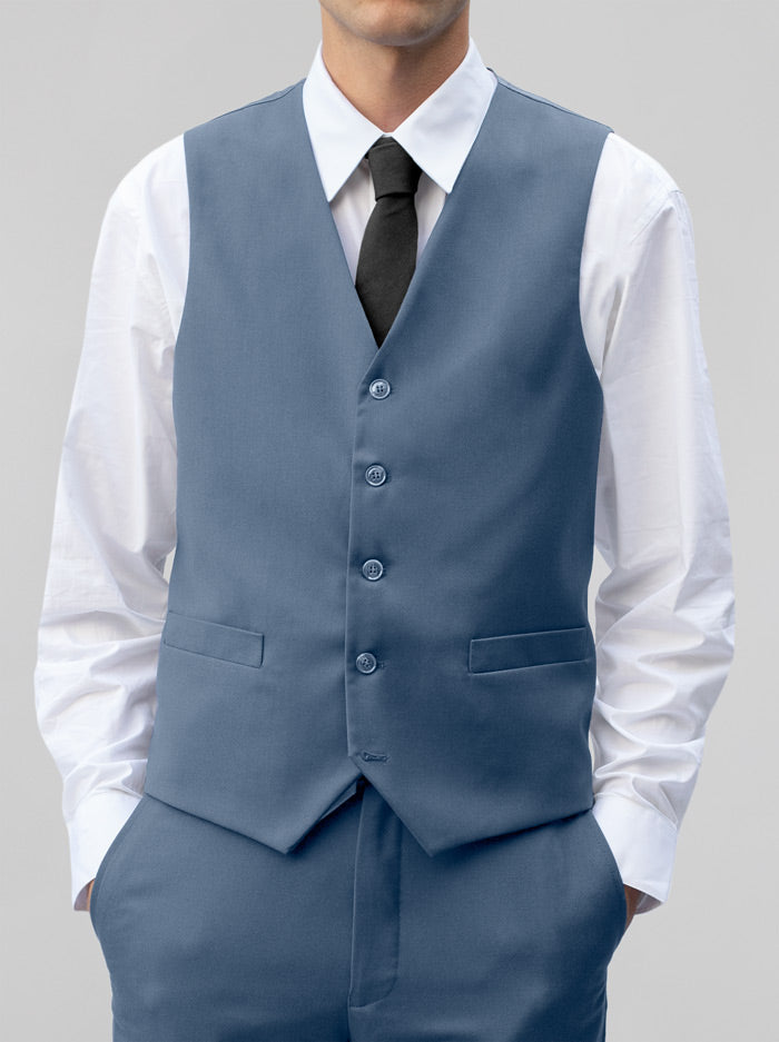 Slate Blue Three Piece Suit