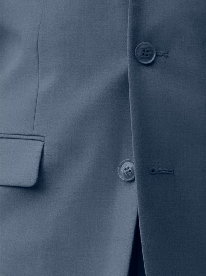Slate Blue Three Button Suit