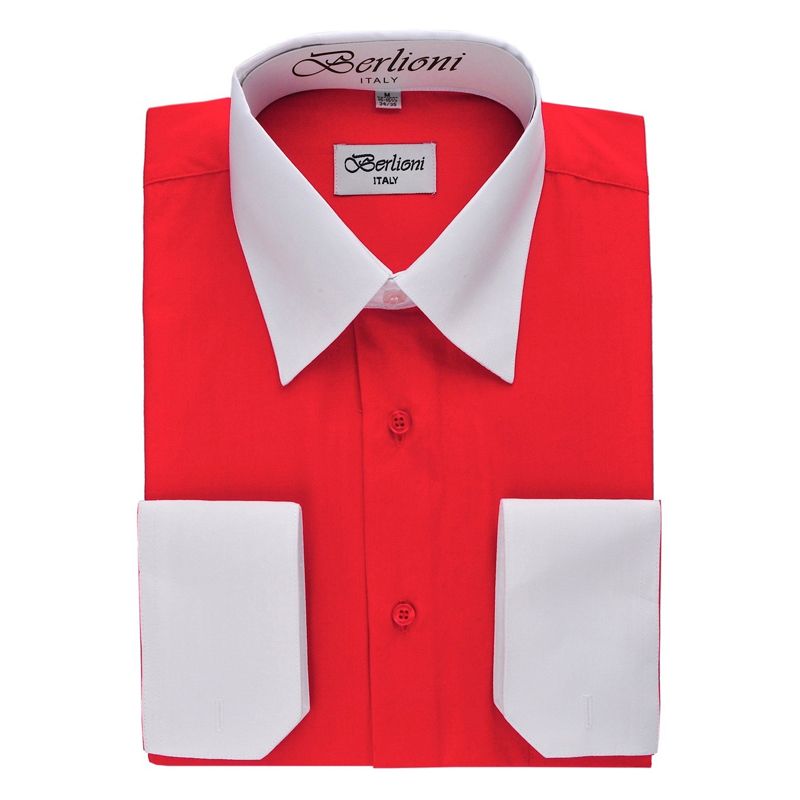 TWO TONE FRENCH CONVERTIBLE SHIRT